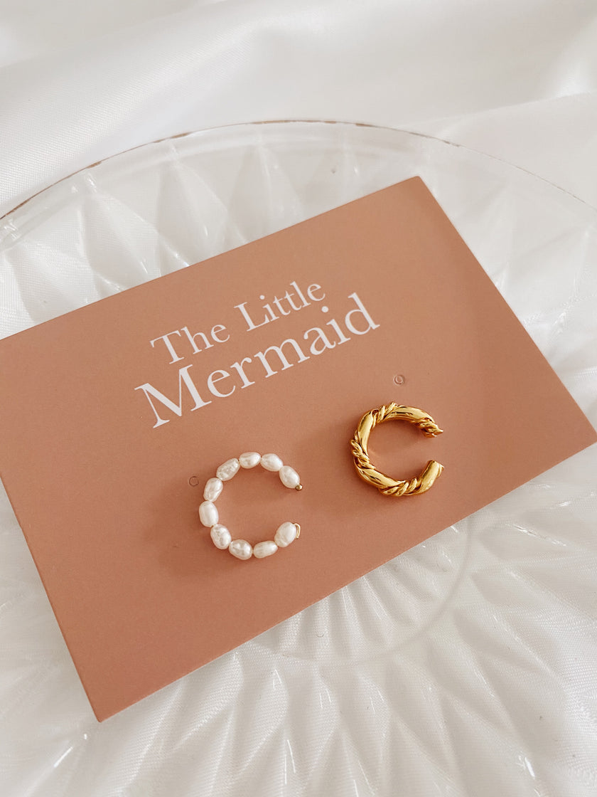 Gold Textured Ear Cuff