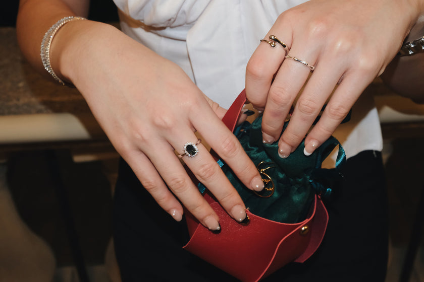 LIMITED EDITION: Pink Oval CZ Stone Ring