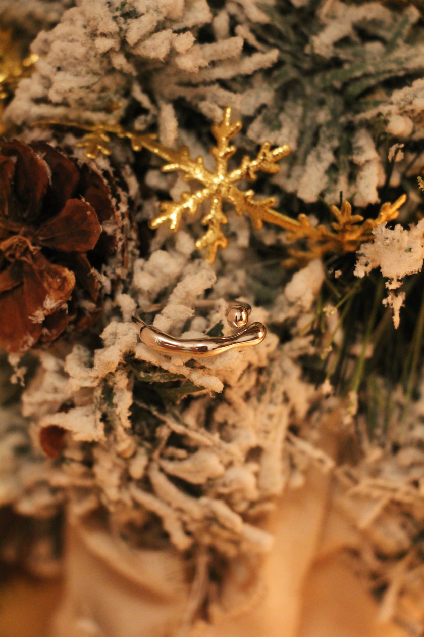 Heavy Wave Ring Silver