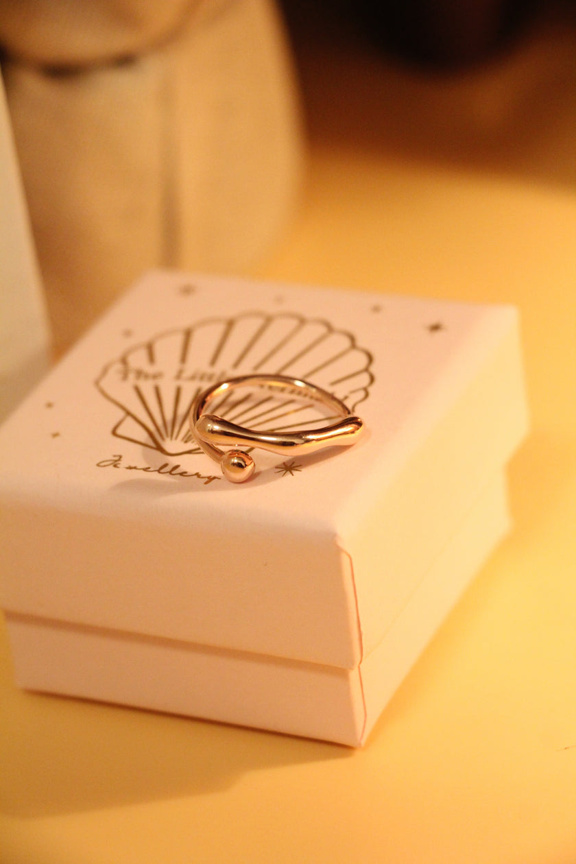 Heavy Wave Ring Silver