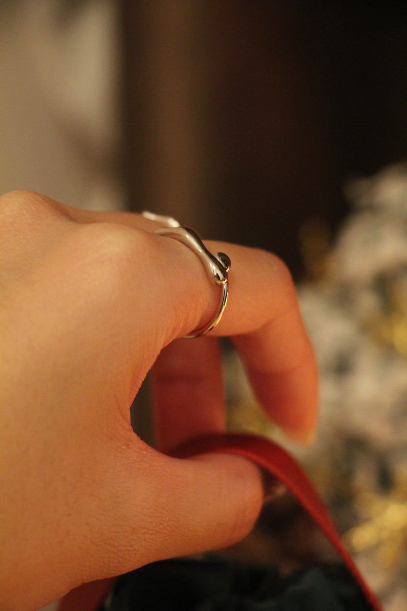 Heavy Wave Ring Silver