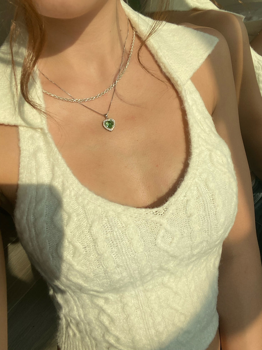 Elevated Heart Necklace