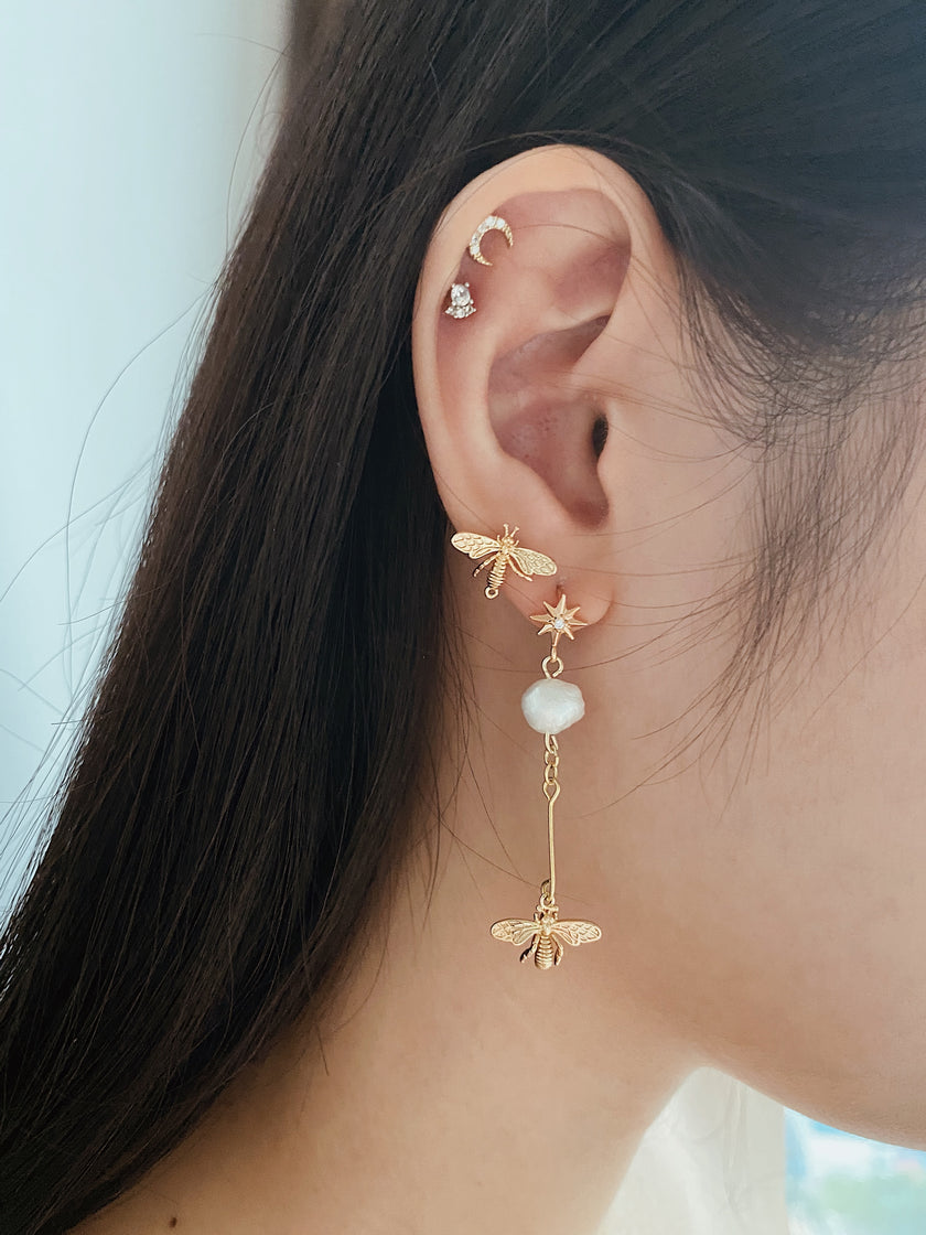 Honey Bee Earrings