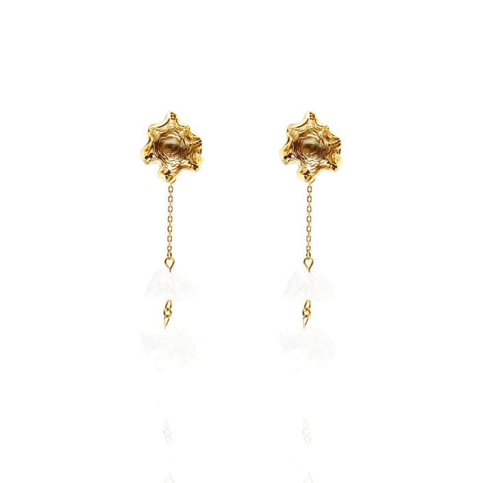 Floral Ice Cubes Earrings