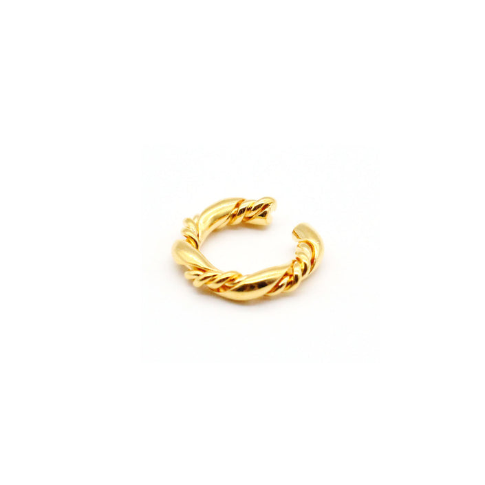 Gold Textured Ear Cuff